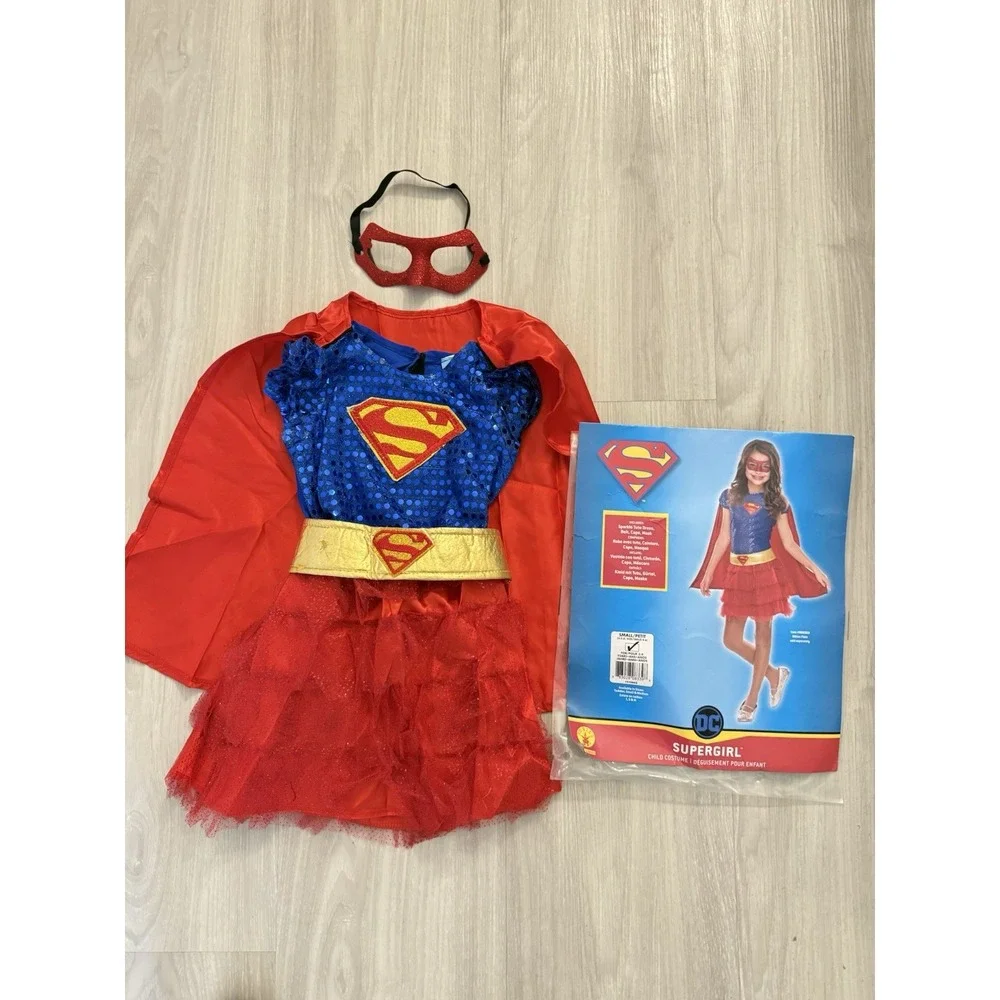 Rubies Toddler Supergirl Sequin Costume Size Small Petite 3-4 years